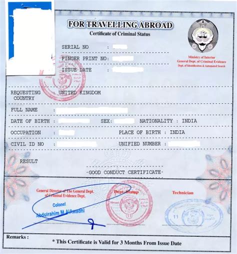 kuwait police clearance certificate|ircc pcc requirements.